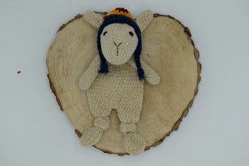 Knuffeldoekje Alpaca bruin