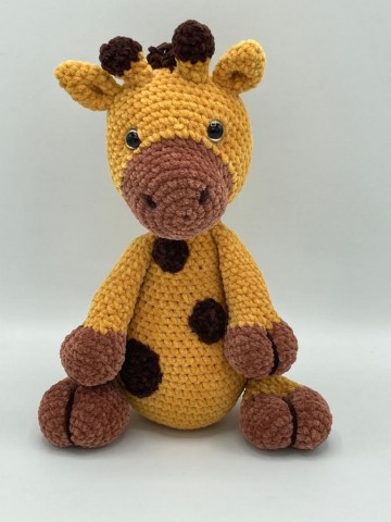 Knuffel giraffe voor