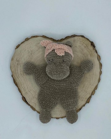 Knuffeldoekje nijlpaard