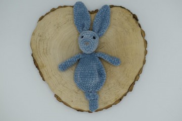 Snuggle konijn blauw